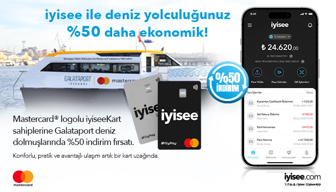 iyisee ile deniz yolculuğunuz %50 daha ekonomik!