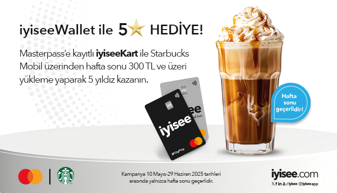 iyiseeWallet ile 5 Yıldız HEDİYE!